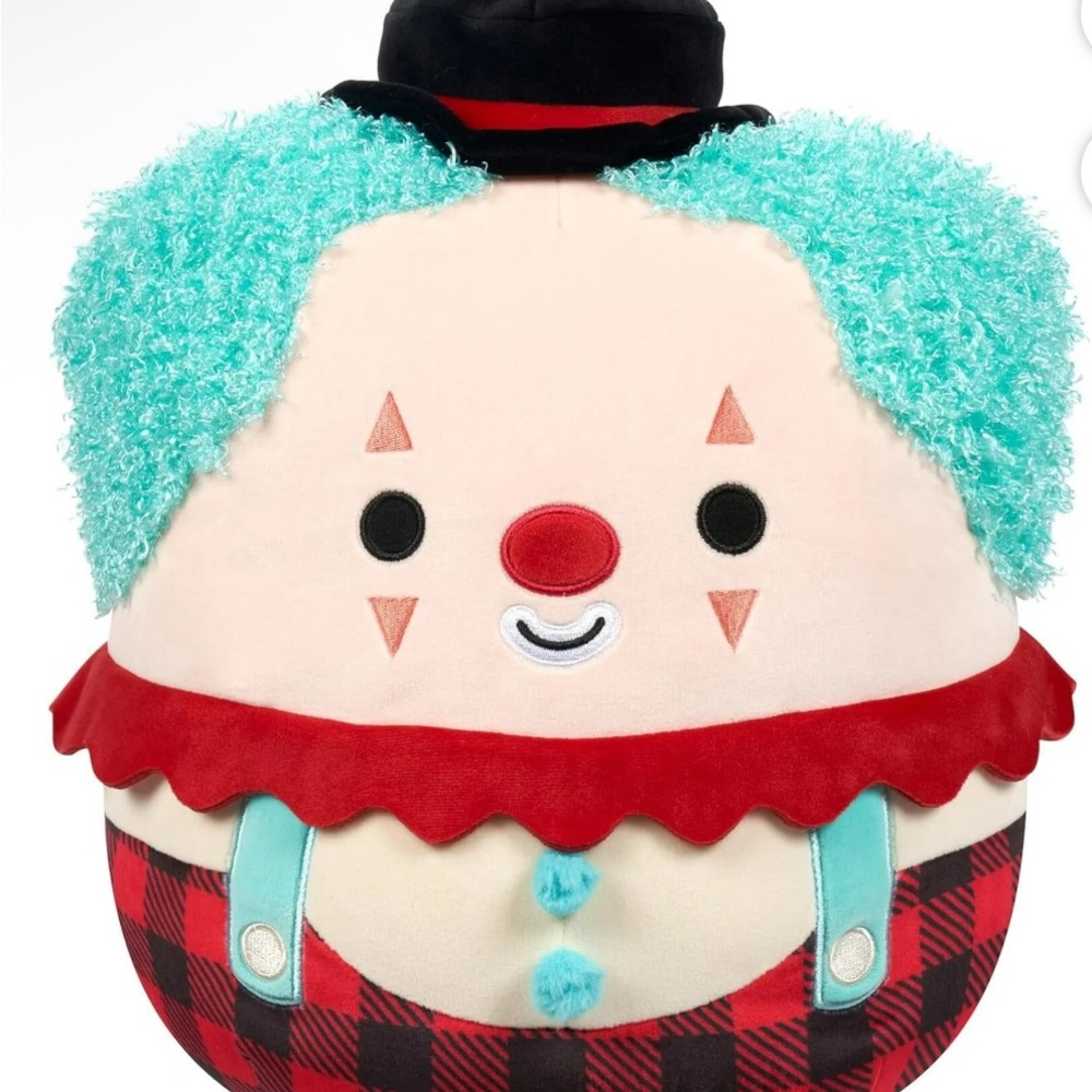 “Ukee” 12 inch Squishmallows Clown Plush - NWT